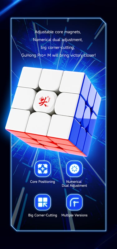 Dayan GuHong Pro+ Maglev 54mm 3x3